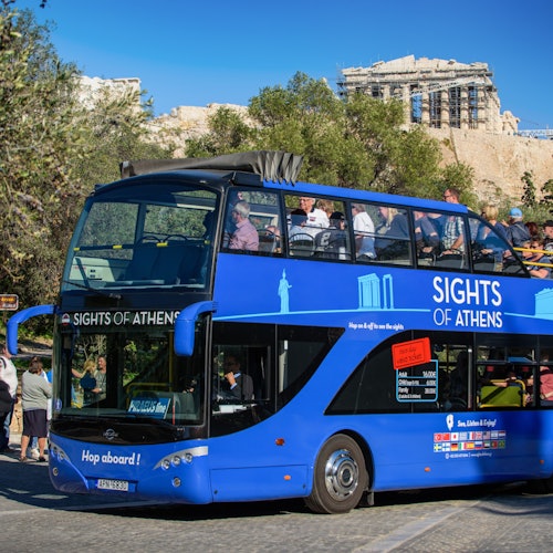 Ônibus turístico hop-on hop-off de Atenas
