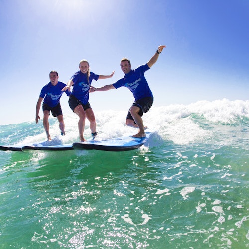 Surfing in Gold Coast